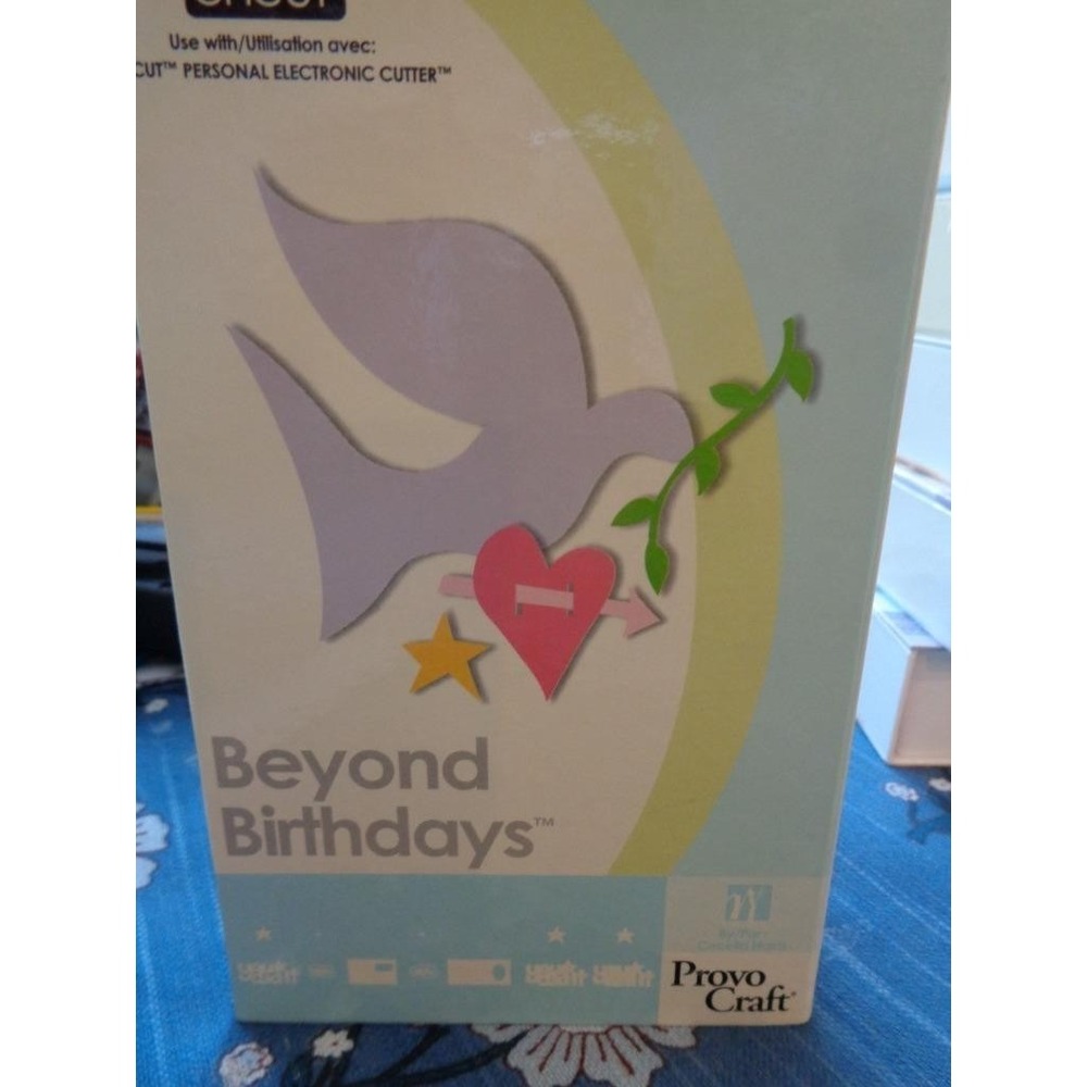 Cricut Die Cut Cartridge BEYOND BIRTHDAYS Scrapbooking